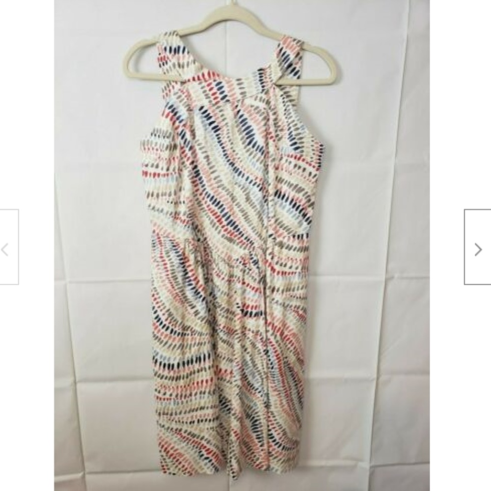 Zoda Mock Neck Colorful Fit & Flare Dress